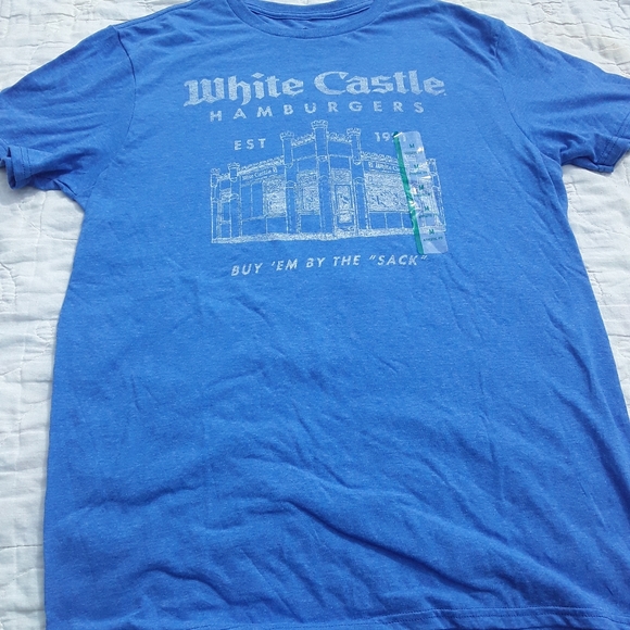 New Mens White Castle Shirt - Picture 2 of 4